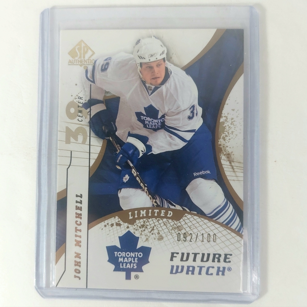 John Mitchell Upper Deck SP Authentic  Future Watch Limited Rookie Card 092/100